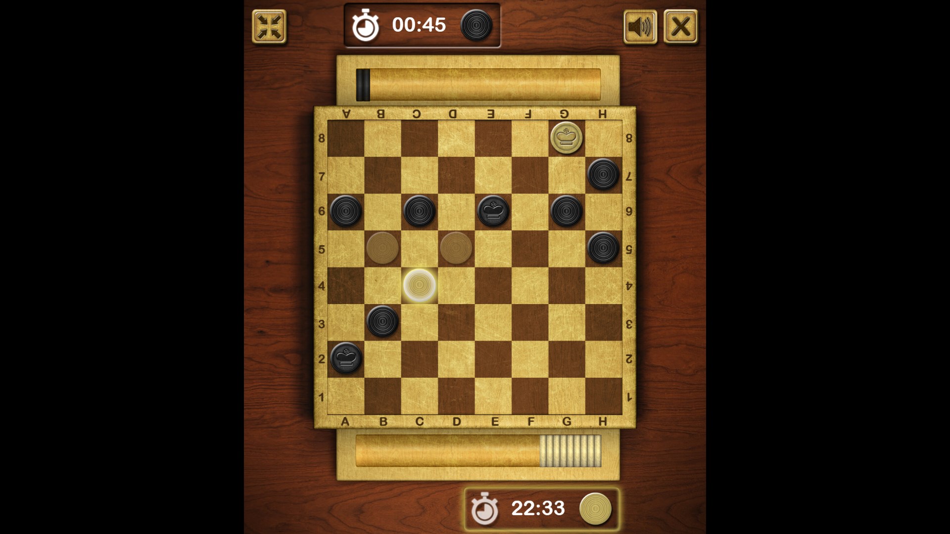 Live Checkers game 83.3 games against another Grand Master on
