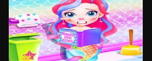 Baby Mermaid Caring Game Play marquee promo image