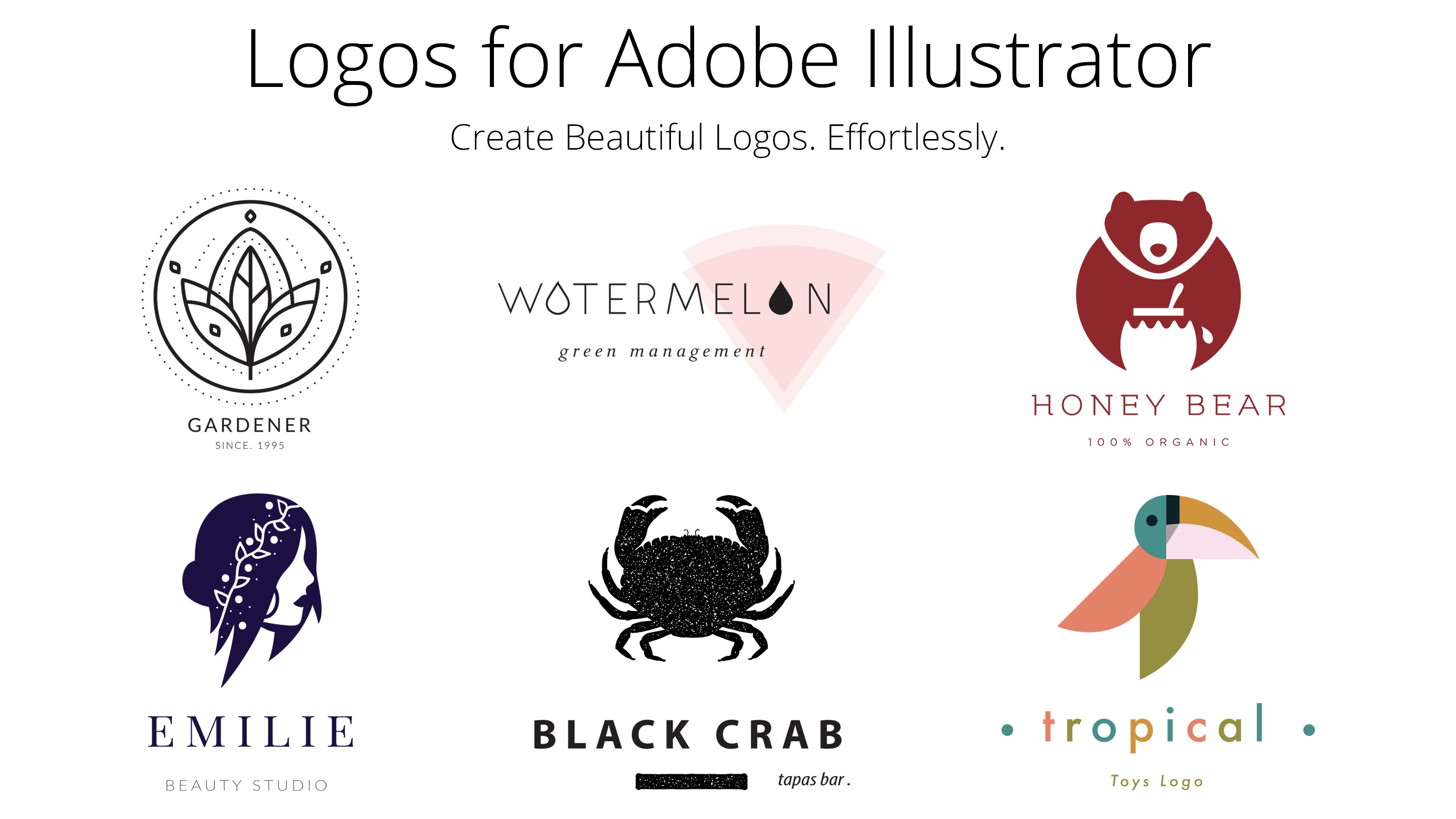 說明this app contains 90 logo designs for adobe illustrator.