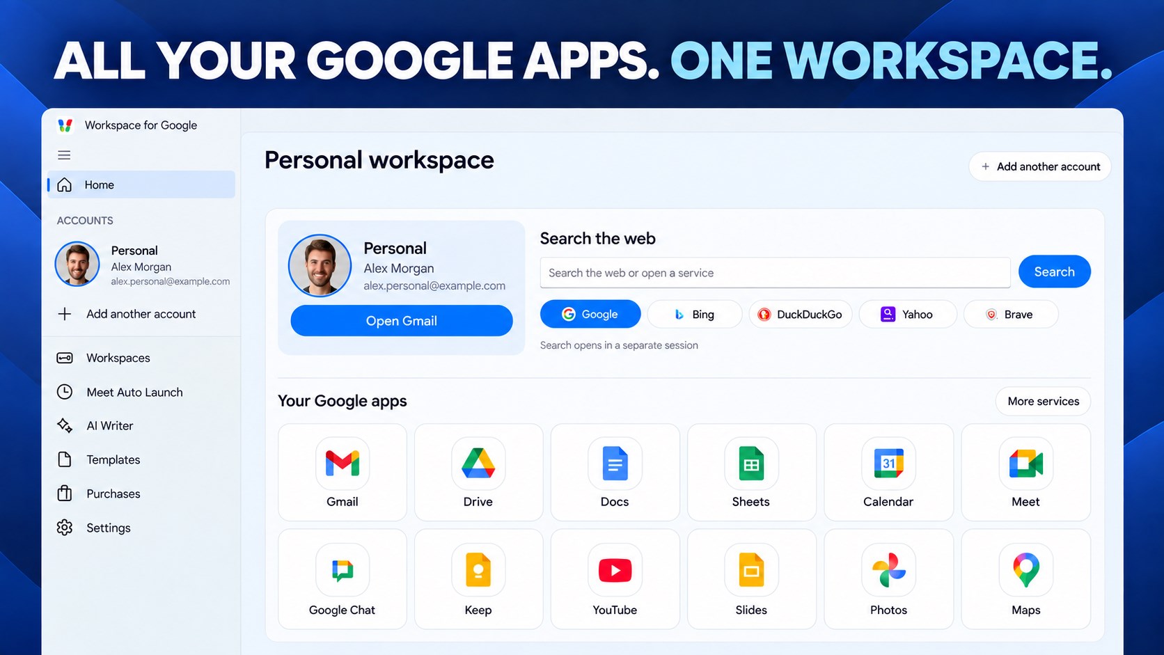 G Workspace: Search, Mail, Meet screenshot