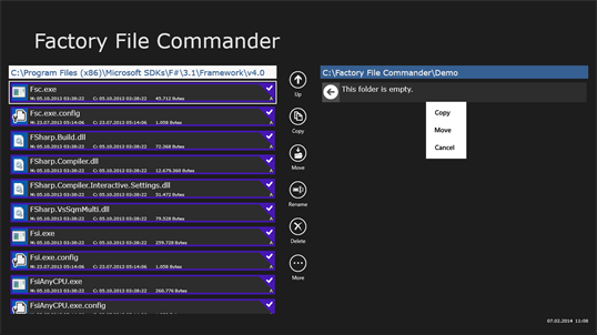 Factory File Commander screenshot 6