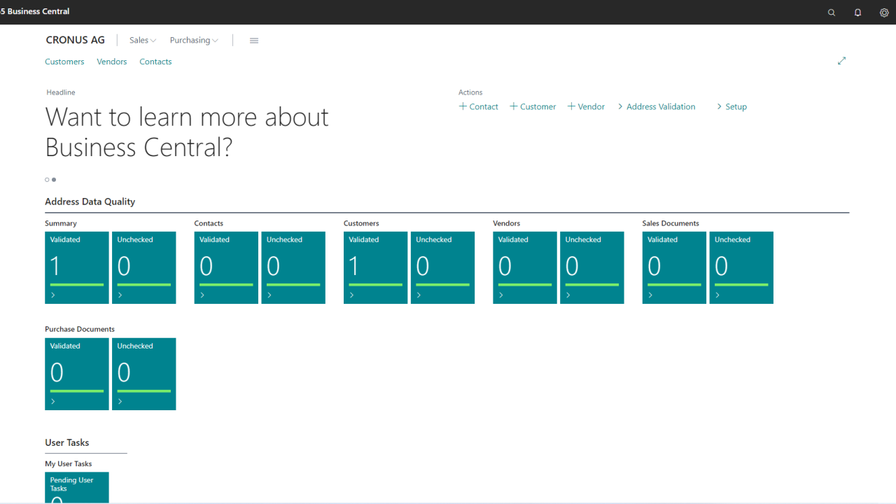 Snapshot 5 of 365 business Address Validation