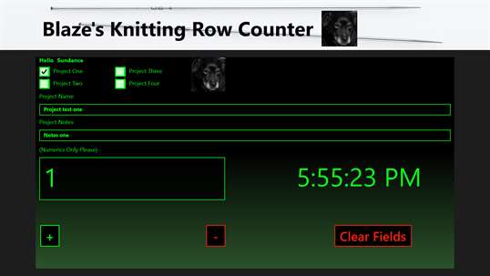 Blaze's Knitting Row Counter screenshot 2