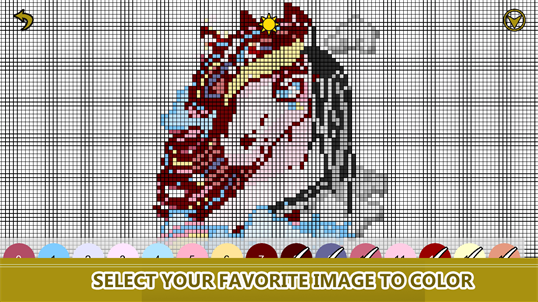 Horse Color By Number: Pixel Art, Animal Coloring Book screenshot 6