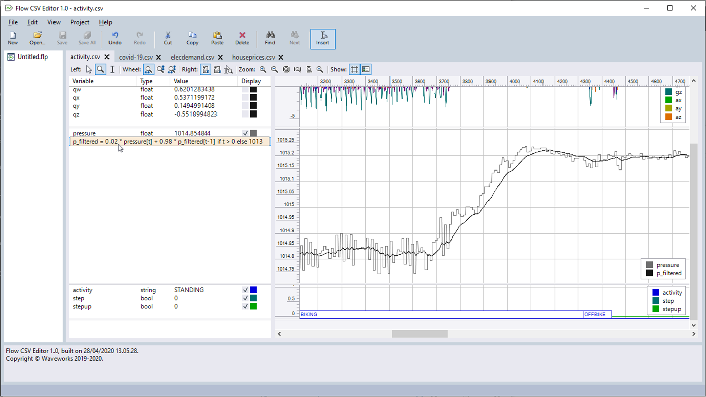 #5. Flow CSV Editor (Windows) 来自: Waveworks