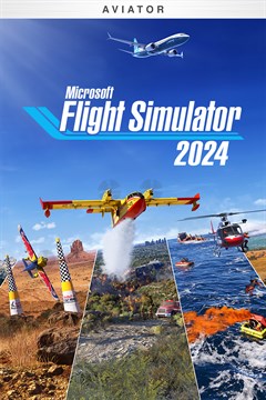 Cover poster for Microsoft Flight Simulator 2024 - Aviator Edition