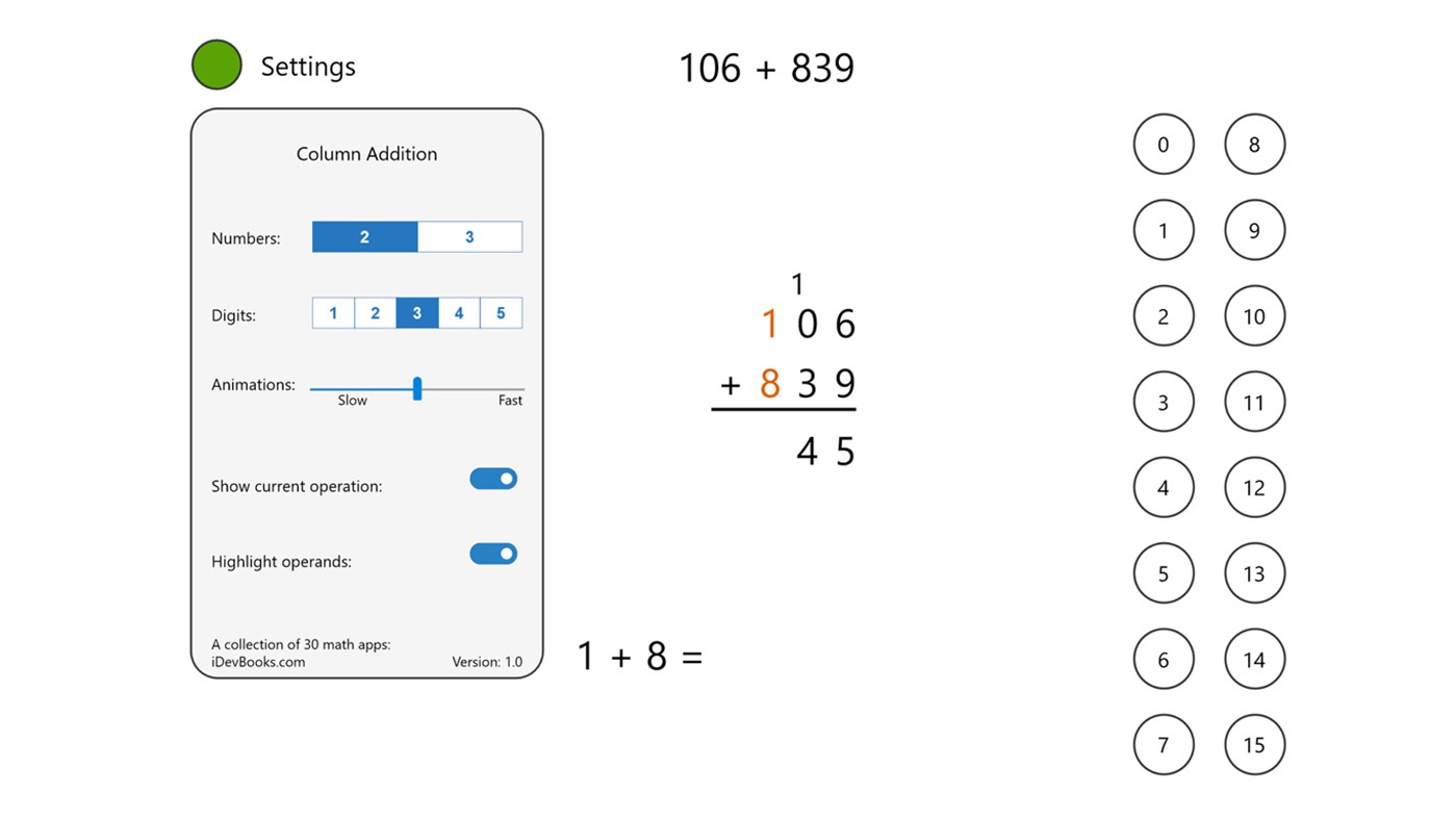 #2. Column Addition (Windows) Av: iDevBooks