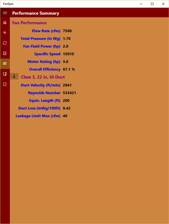 #9. Fan Spec Performance-UWP (Windows) Podle: Kaup Shenoy Associates