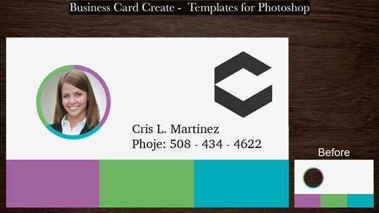 Business Card Create - Templates for Photoshop screenshot 2