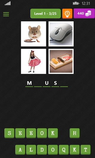 Word Game 4 Pics screenshot 2