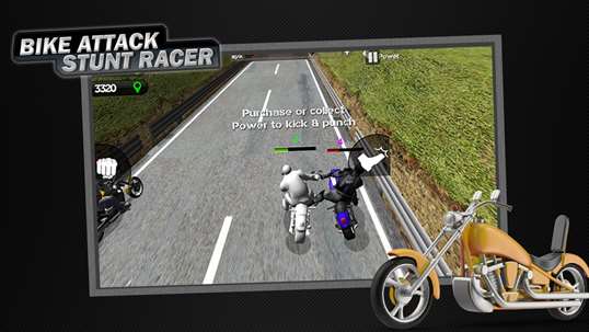 Bike Attack Stunt Racer - Kick Punch Extreme trial screenshot 5