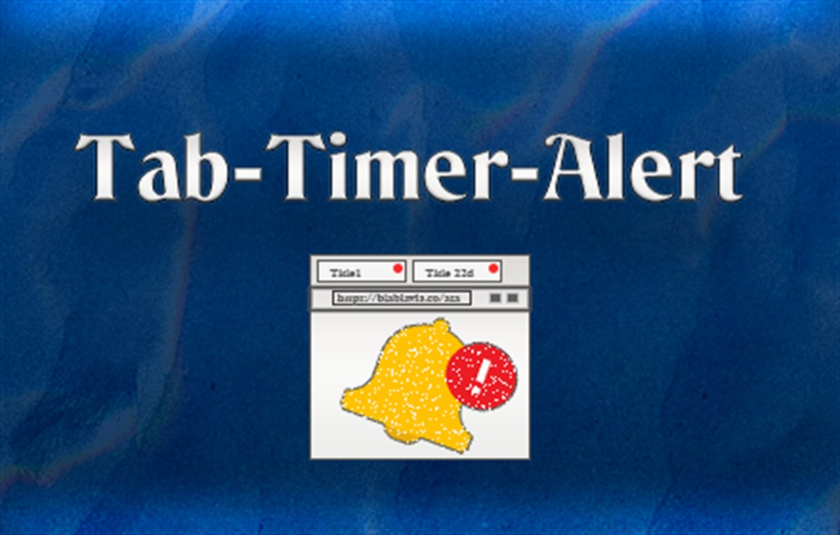 Tab timer alert