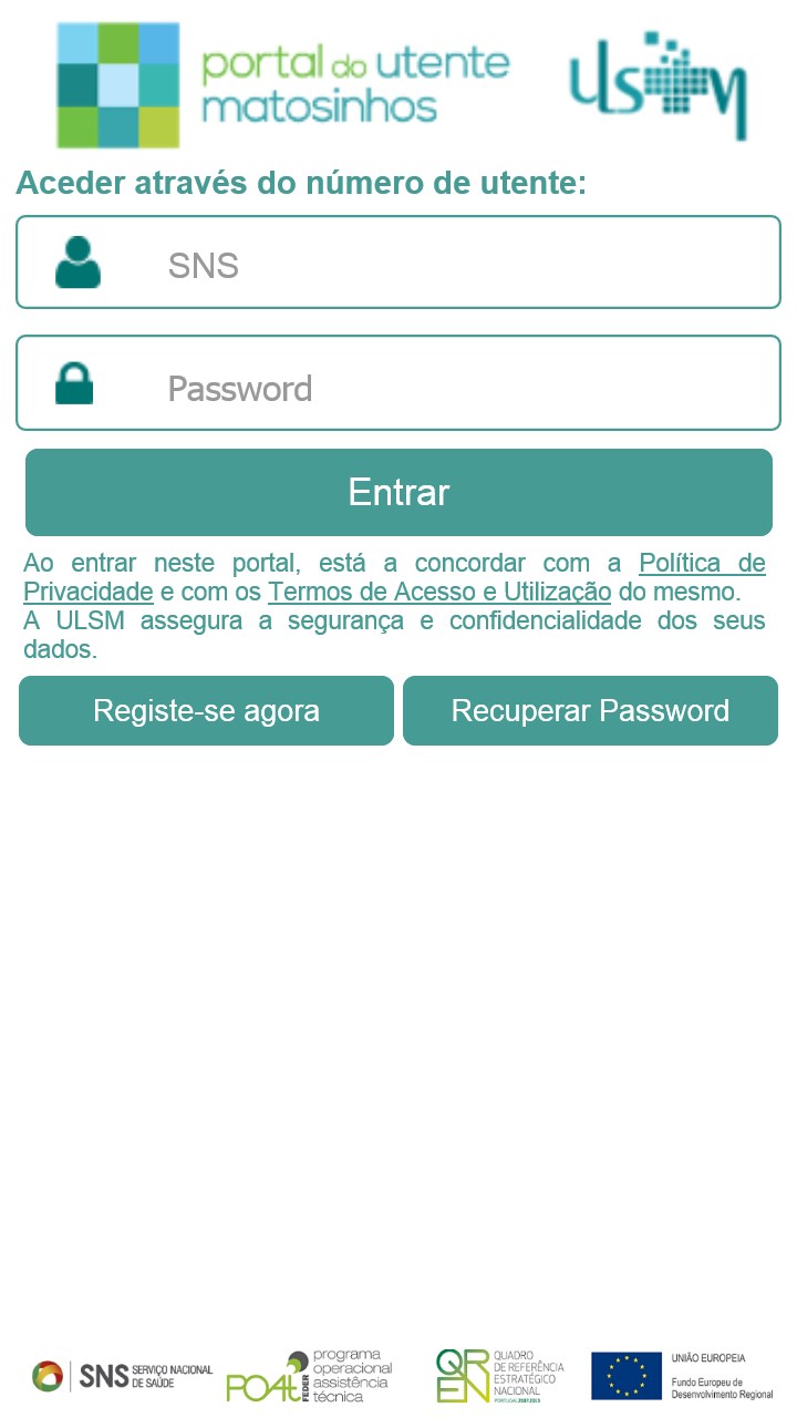 Captura 8 Portal do Utente de Matosinhos – ULSM windows