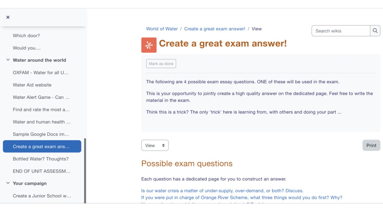 Snapshot 1 of Standard Moodle on Azure