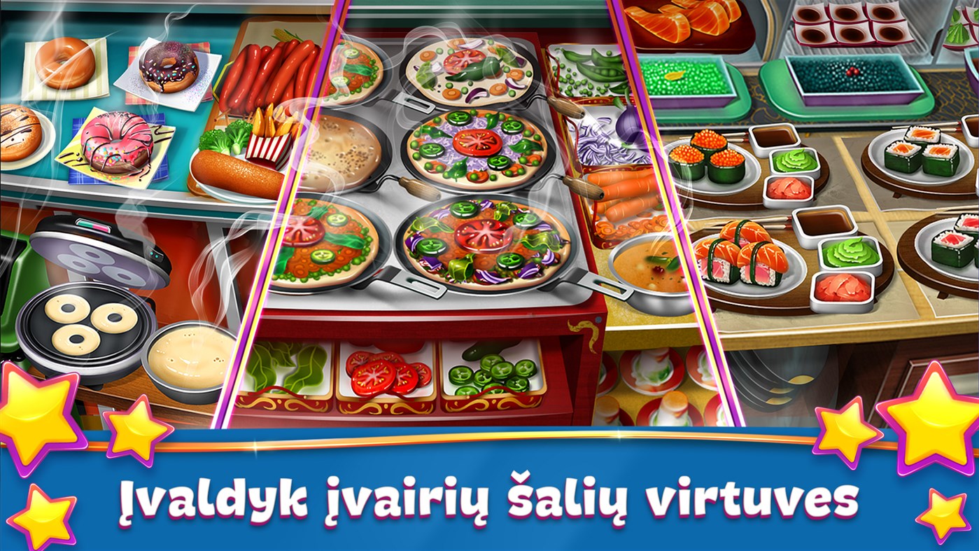 #9. Cooking Fever (Windows) 게시자: Nordcurrent Group UAB