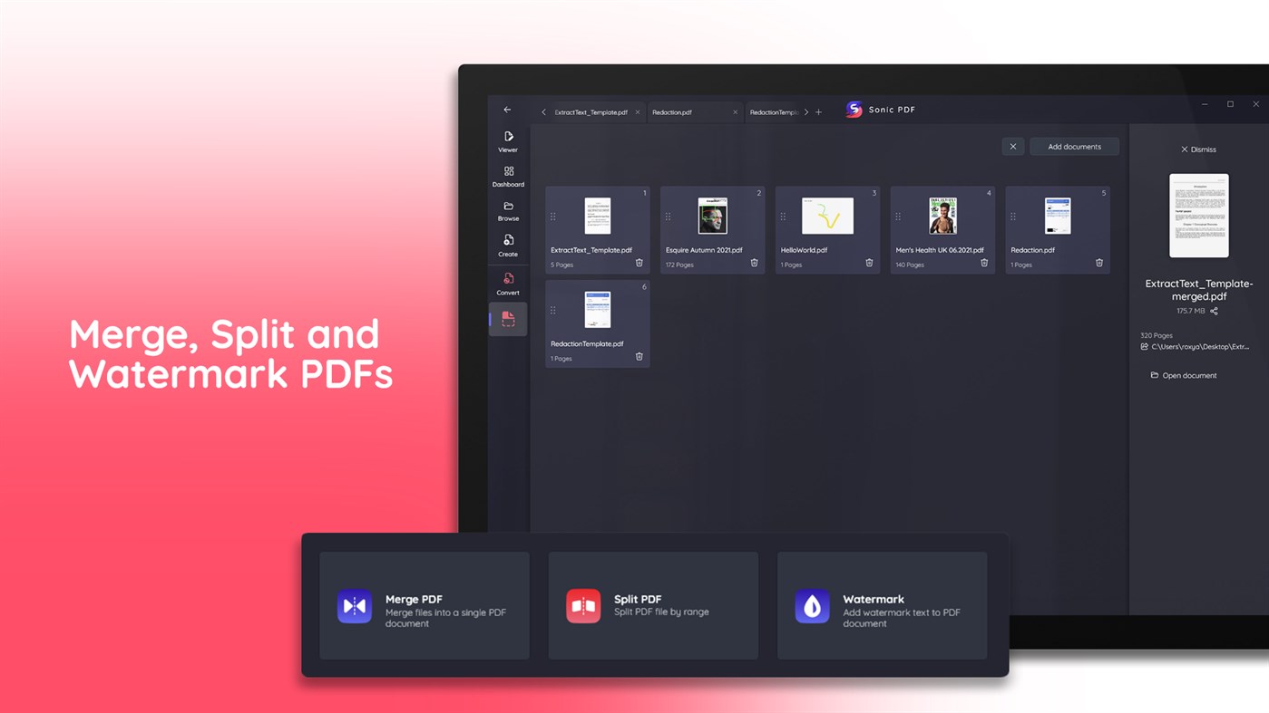 #3. Sonic PDF - Fast PDF Editor & Converter (Windows) Göre: RoxyApps