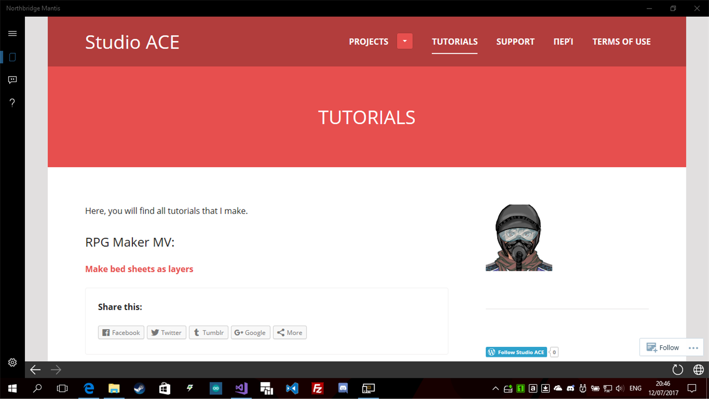 #1. Northbridge Mantis (Windows) Ved: Studio ACE