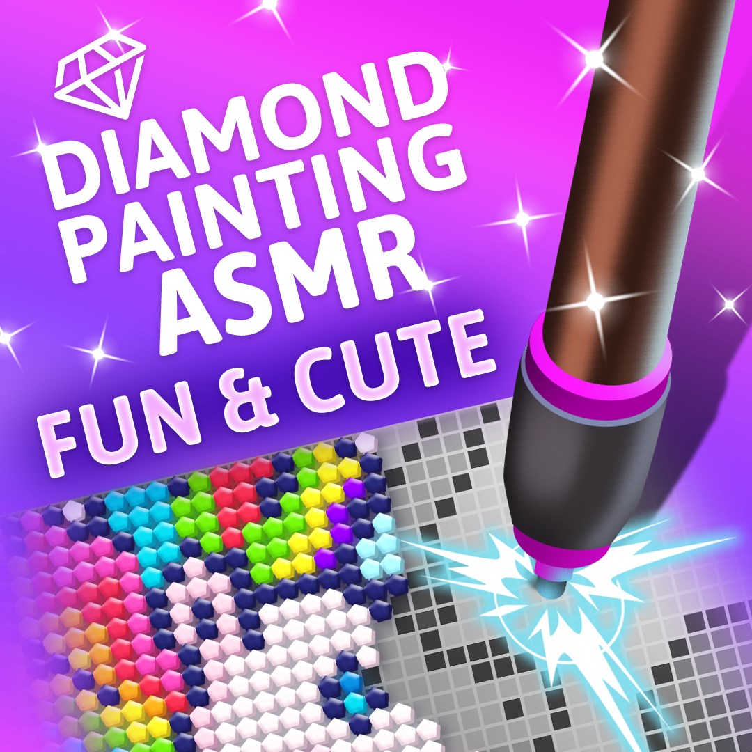 Diamond Painting ASMR: Fun & Cute
