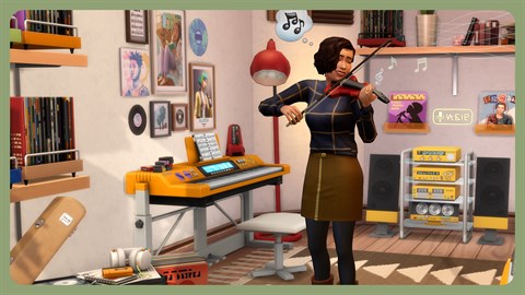 《The Sims™ 4 音樂天地套件包》+ 200 模拉幣