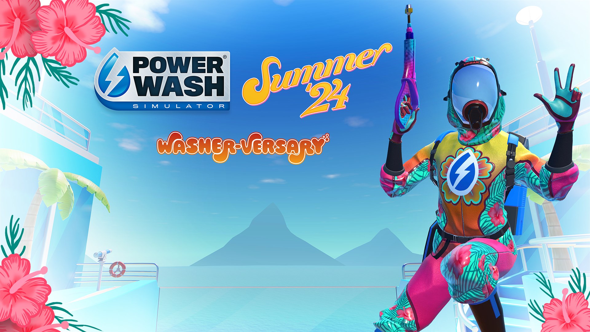 PowerWash Simulator – Прогулочная палуба на круизном лайнере – Лето 2024 — трейлер