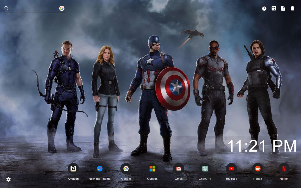 Falcon Marvel Wallpaper New Tab