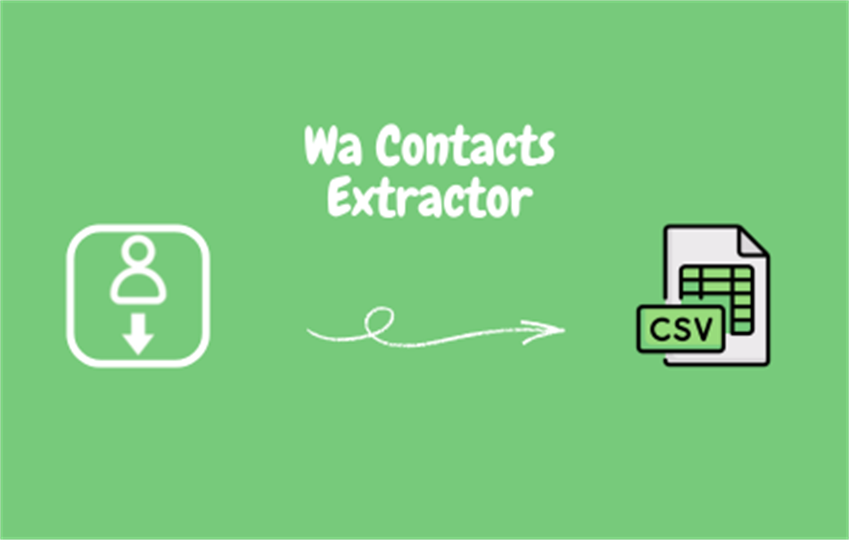 WA contacts extractor - download group phone numbers