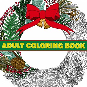 Adult Coloring Book For Christmas