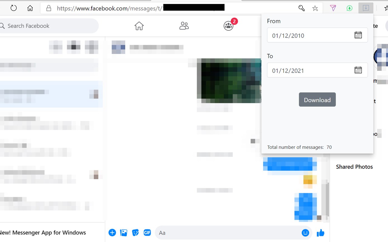 Facebook edge chat issue