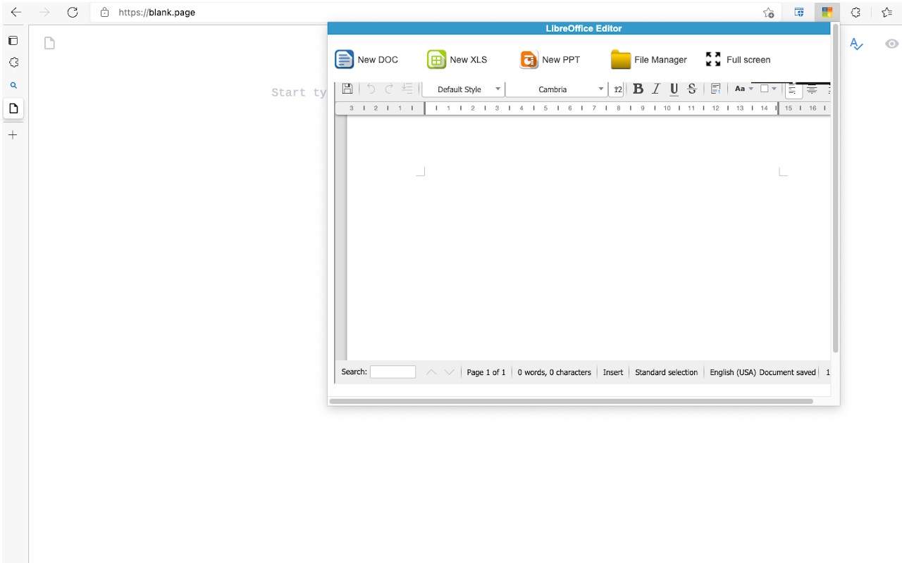 LibreOffice Editor