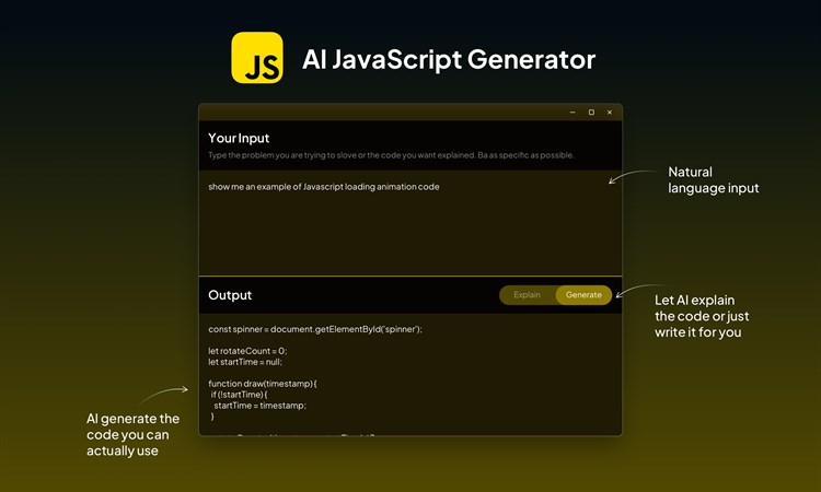 JavaScript AI Coder - PC - (Windows)