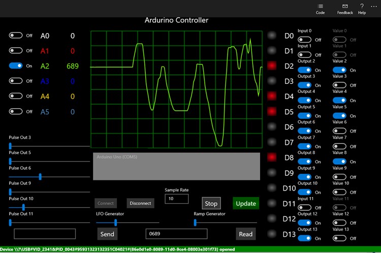 Ardurino Controller - PC - (Windows)
