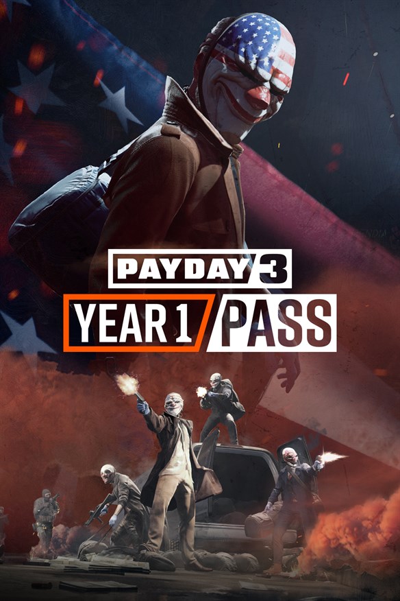 PAYDAY 3: Year 1 Pass Xbox Series X|S and Xbox One cover art