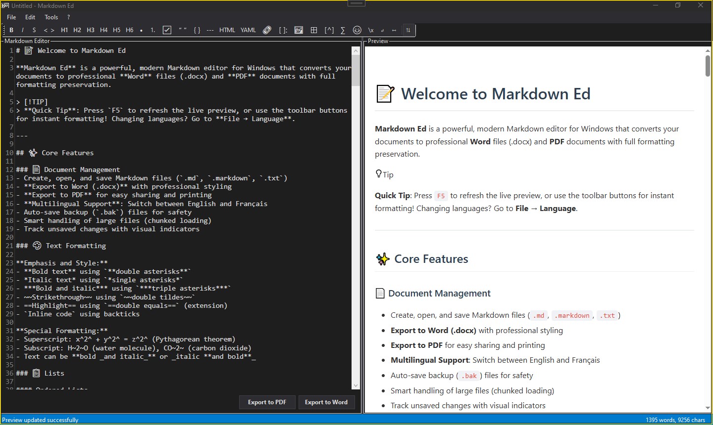 Markdown Ed Free screenshot