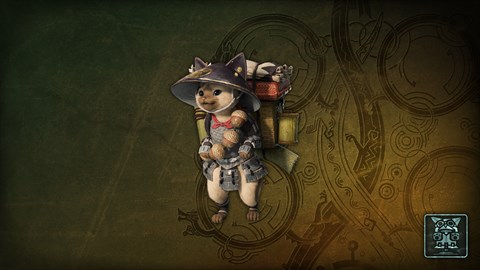 Conjunto de layered armor para Felyne: Felyne Ashigaru