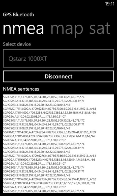 GPS Bluetooth Screenshots 1