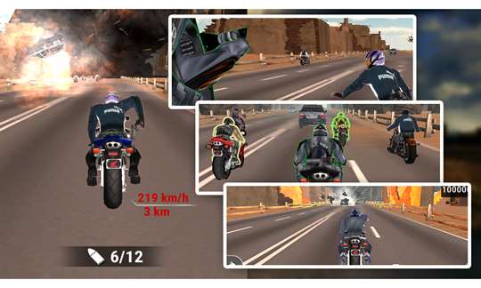 Road Rash Bike Attack Race - Stunt Rider screenshot 2