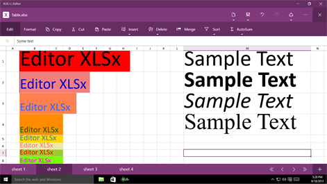 XLS(x) Editor Screenshots 2