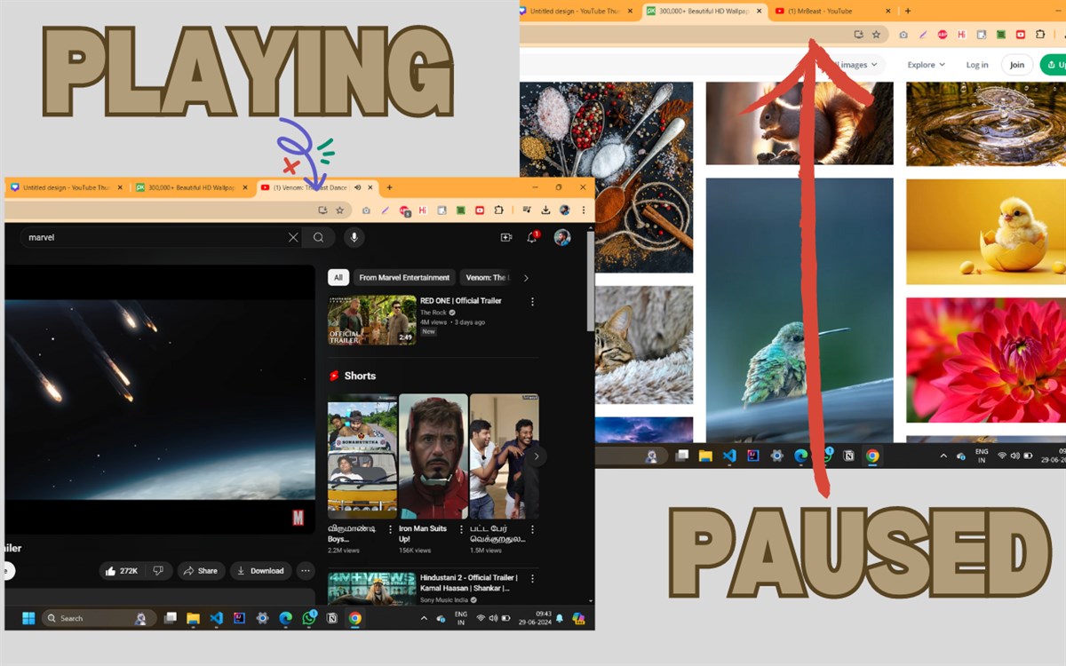 YouTube Automatic Pause/Play