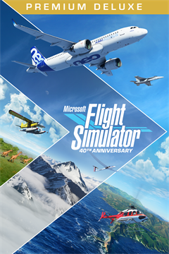 Cover poster for Microsoft Flight Simulator Premium Deluxe 40th Anniversary Edition