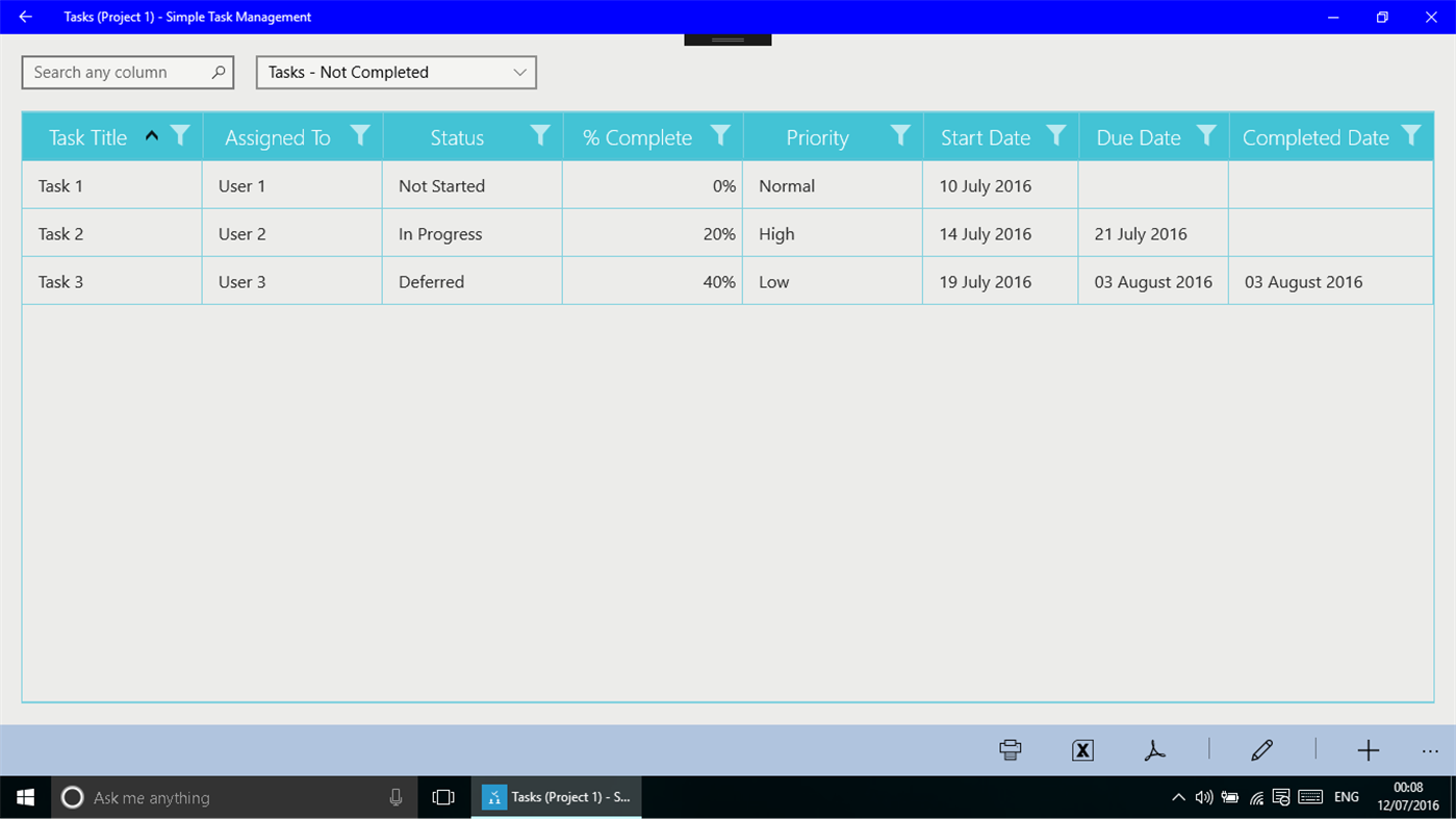 #2. Simple Task Management (Windows) Ved: Smart Windows Apps