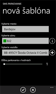 SMS Parkovanie screenshot 4