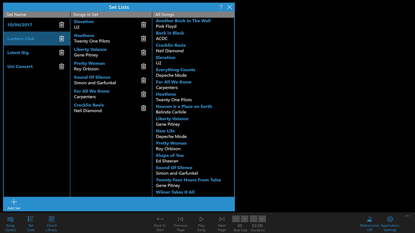 #3. Lyrics and Chords Manager (Windows) 게시자: Purple Wizard