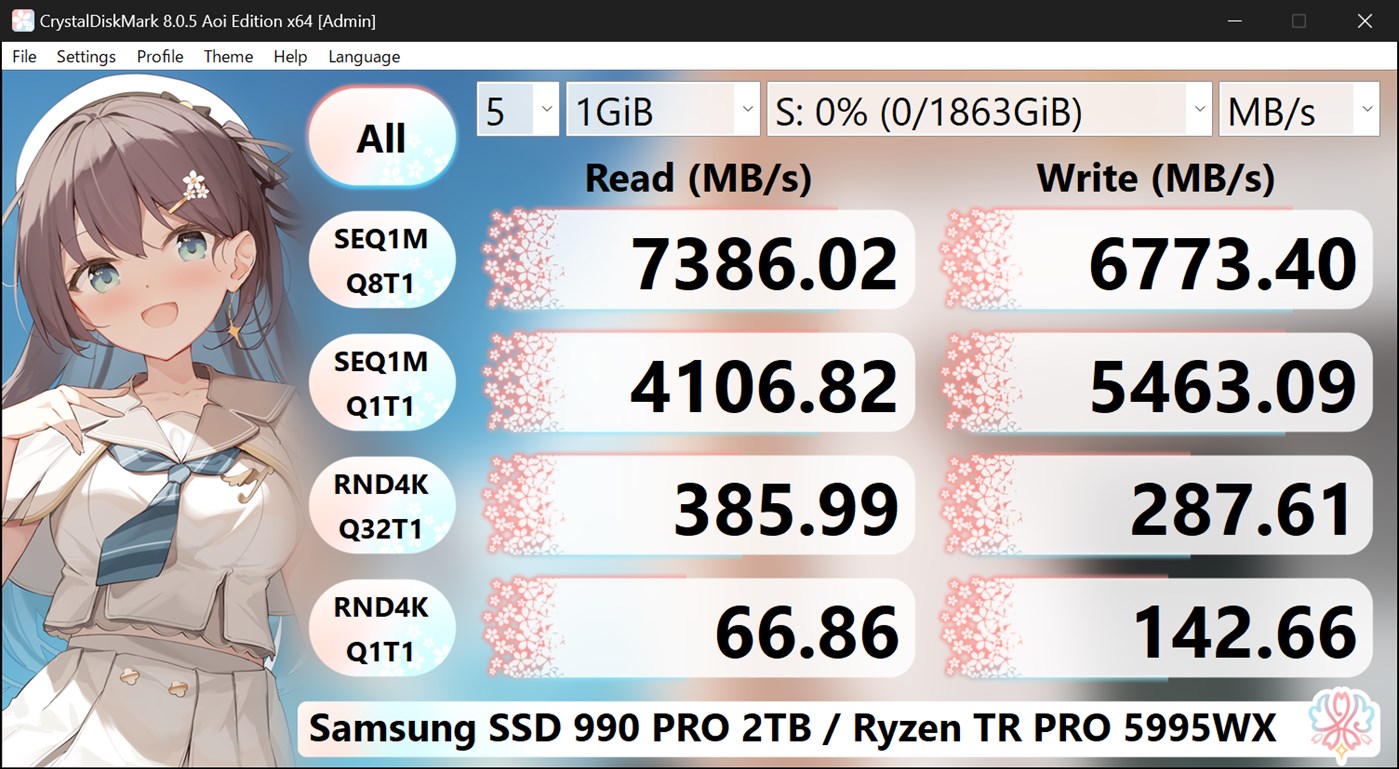 #1. CrystalDiskMark Aoi Edition (Windows) 由: Crystal Dew World
