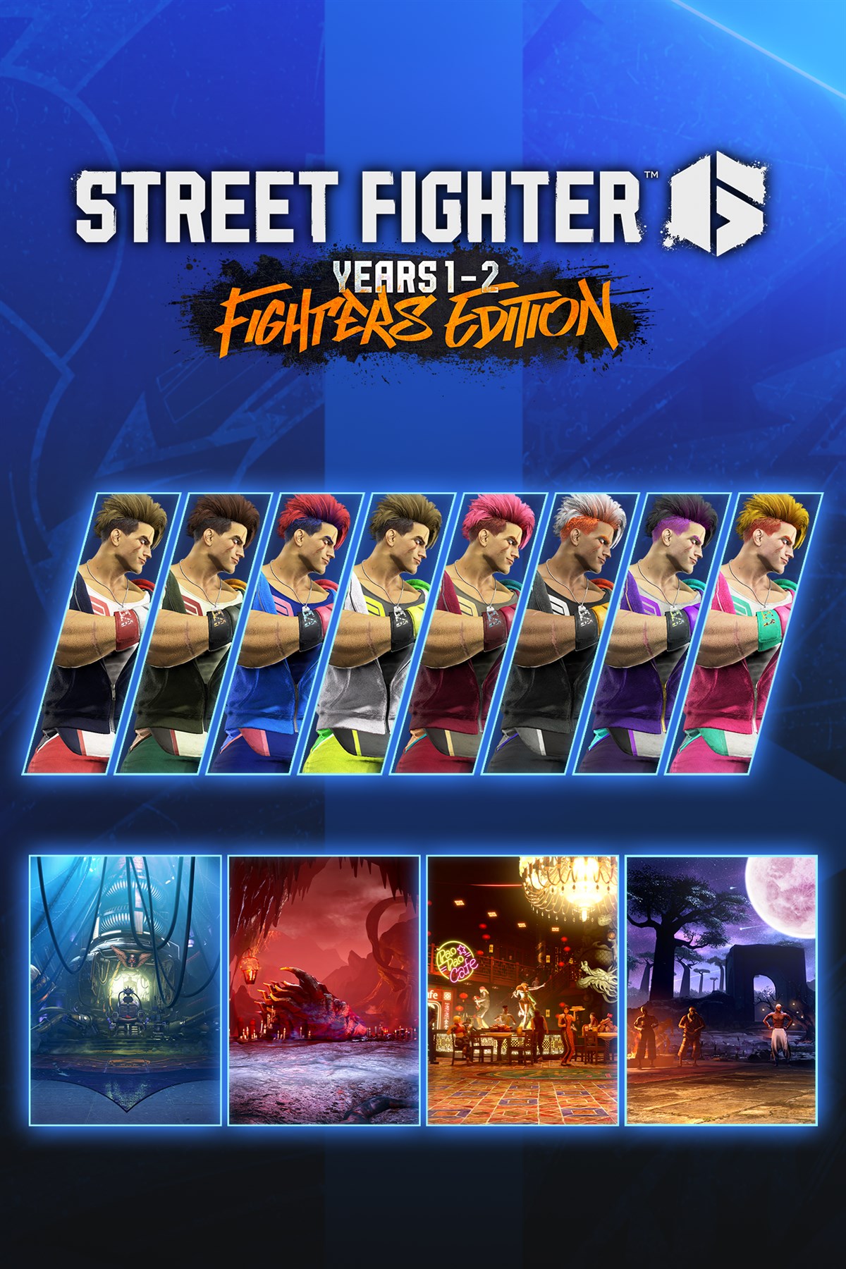 Издание Street Fighter™ 6 Years 1-2 Fighters Edition — арены и цвета