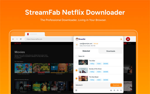 StreamFab Netflix Downloader Stats, Downloads & Safety Check | Chrome-Stats