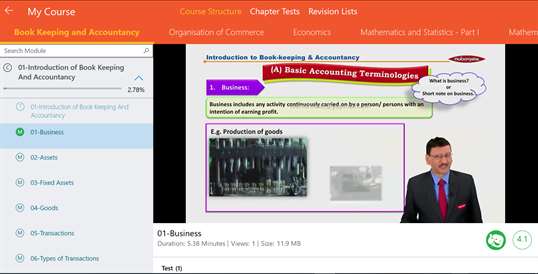 11-12 Commerce HSC Maharashtra CA CPT Intermediate screenshot 3