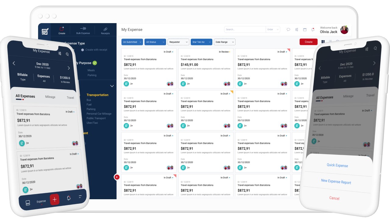 Snapshot 4 of Travel and Expense Management App for Microsoft Dynamics 365