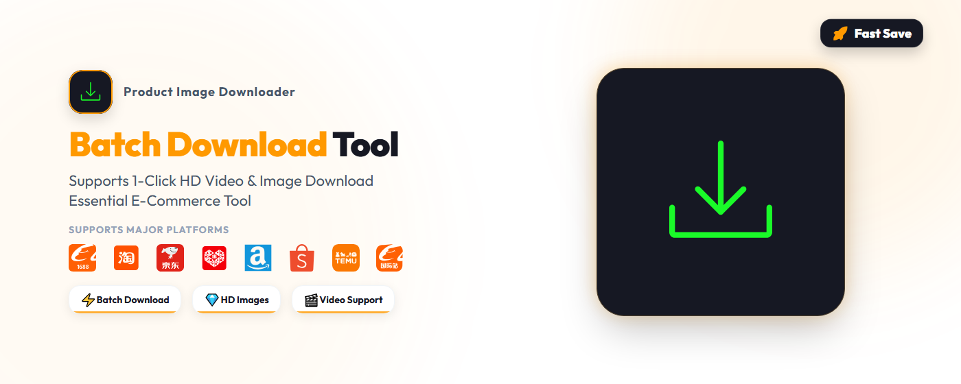 Product Image & Video Downloader - Bulk Save Tool