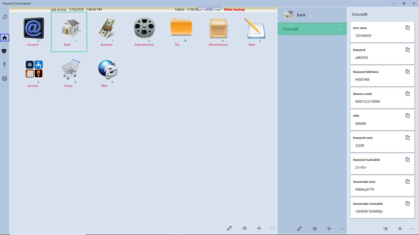 #2. Password Caveau (Windows) Podle: Giboc