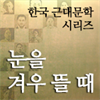 한국근대문학시리즈 - 눈을 겨우 뜰 때